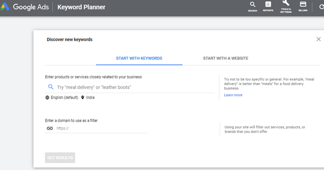 Keyword Planner