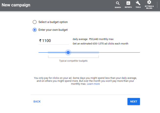 Google Keyword Planner